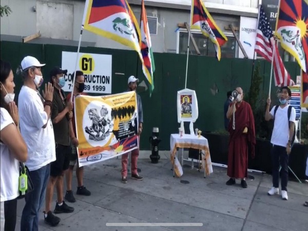 Tibetans hold anti-China protest in New York in solidarity with SSF commando