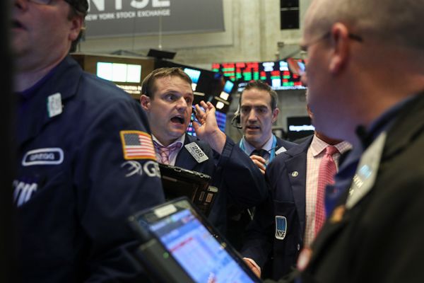 IBM results led US stocks fell after touching new heights a day earlier