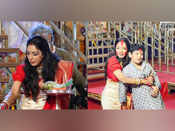 Stars Shine Bright at North Bombay's Sindoor Khela Celebration