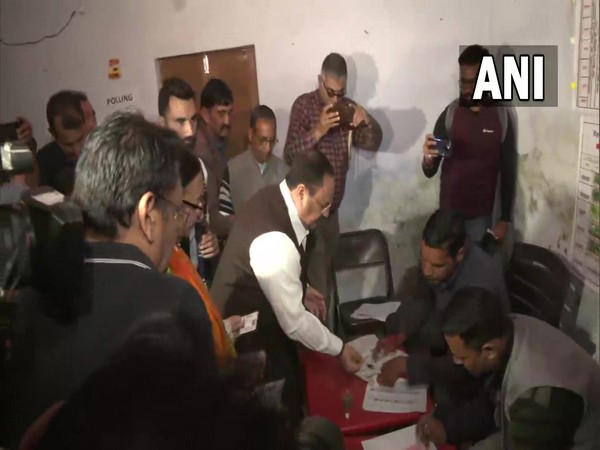 Himachal Assembly polls: JP Nadda casts his vote in Bilaspur