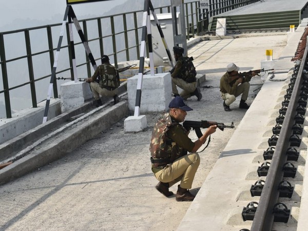 Security Forces Conduct Mock Drill At Iconic Chenab Rail Bridge Amid Heightened Vigilance