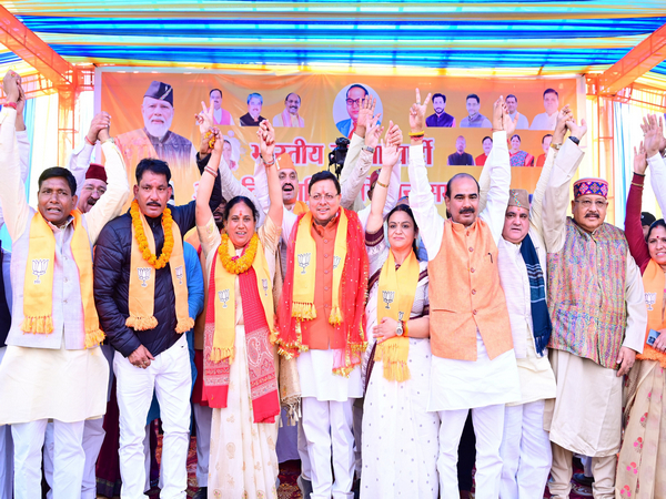 CM Dhami Rallies Support for BJP in Kedarnath: A Fight for Development and Integrity