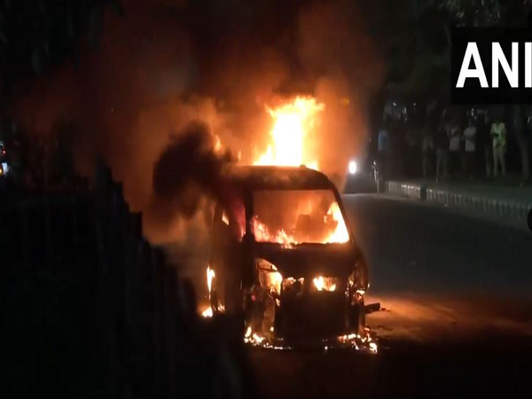 Fiery Escape: Miraculous Survival in Delhi Car Blaze