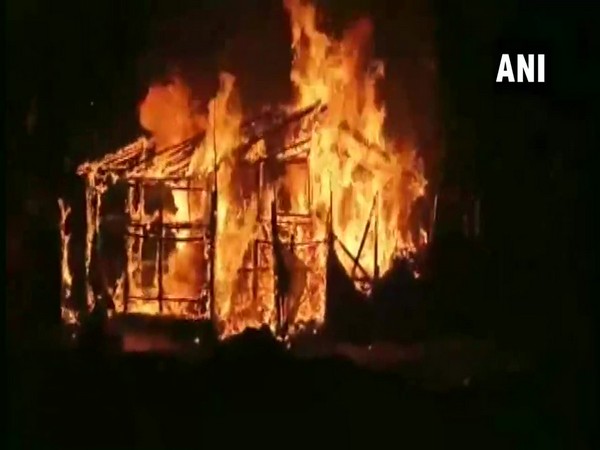BJP party office set ablaze in WB's Asansol
