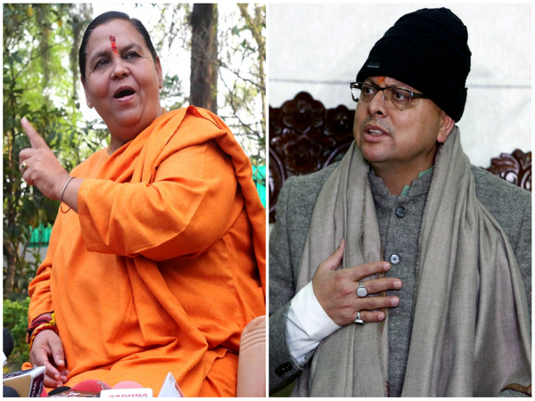 Joshimath land subsidence: Former union minister Uma Bharti meets CM Dhami, discusses arrangements for affected families