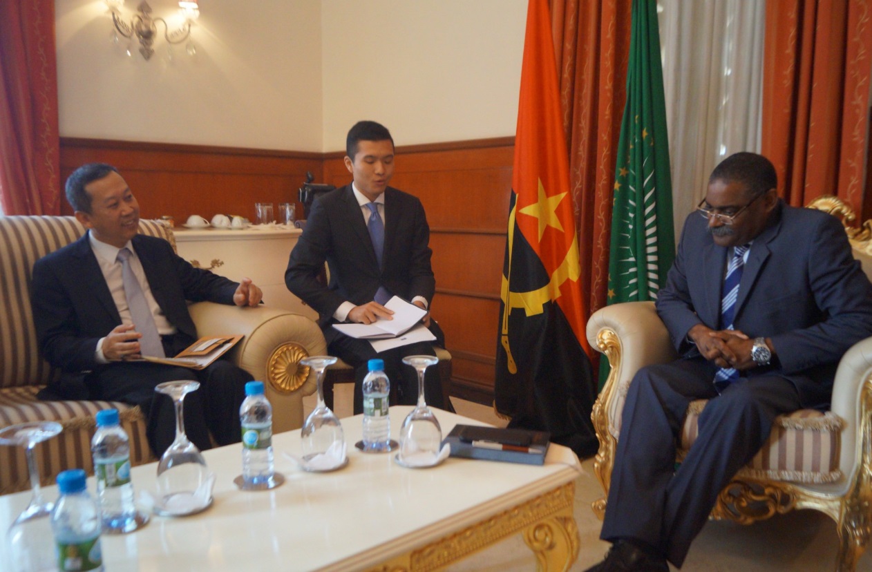 Chinese ambassador Cui Aimin declares new investment in Angola