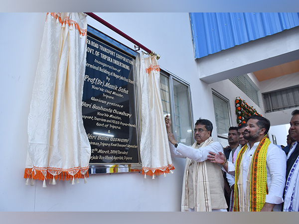 Tripura CM Saha inaugurates new terminal building at Nagerjala bus stand