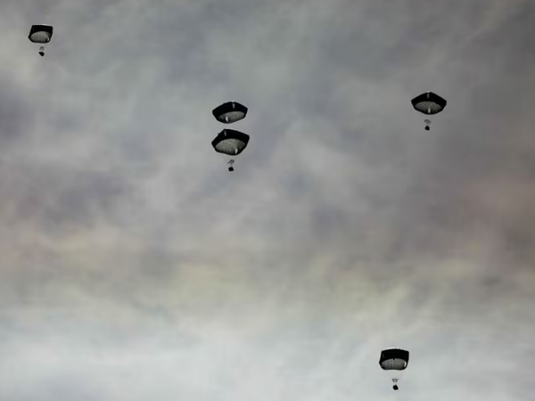'Birds of Goodness' executes 33rd humanitarian aid airdrop in north Gaza