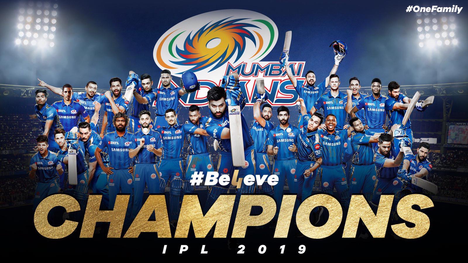 Mumbai Indians snatch IPL finals from CSK to lift 4th trophy 
