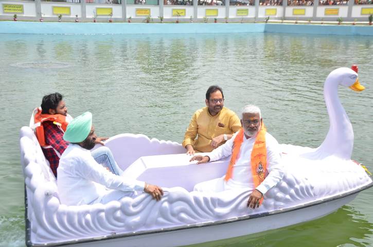 Country's first 'Amrit Sarovar' inaugurated at Patwai, Rampur