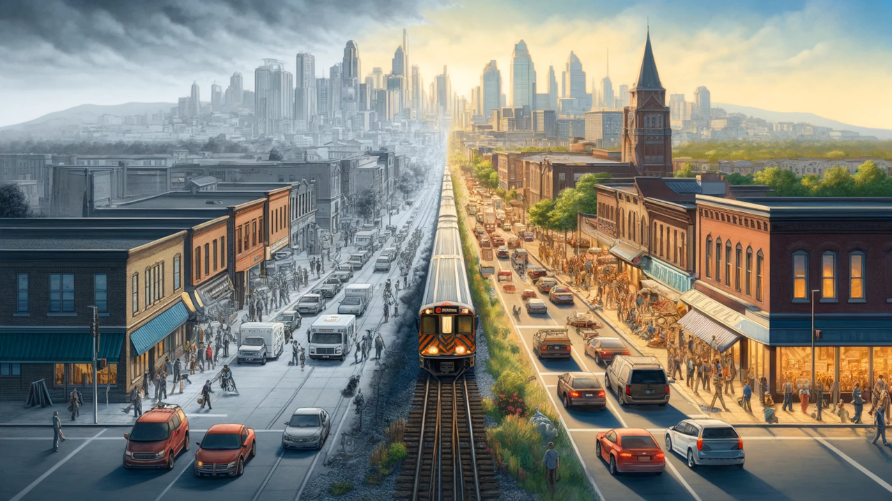 Tracks of Change: Assessing the Social Impact of Urban Rail in America