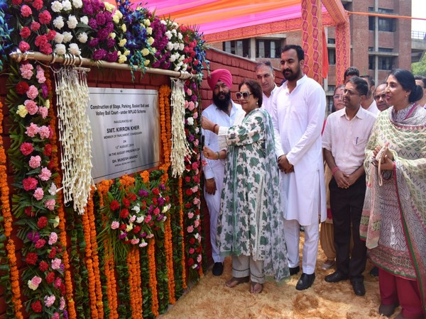 Kirron Kher inaugurates several facilities at Government Model High School in Sector 45