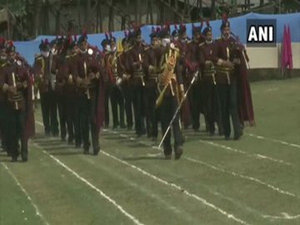 Srinagar: Full dress rehearsal at Sher-i-Kashmir Stadium for Independence Day celebrations