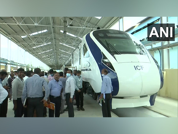 Ashwini Vaishnaw inspects new Vande Bharat train at Integral Coach Factory in Chennai