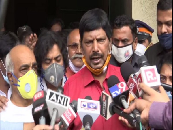 Forwarding cartoon is not wrong, Ramdas Athawale says after meeting assaulted Ex-Navy Officer