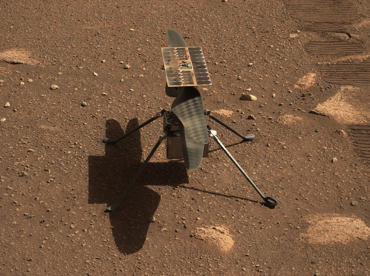Debris ends up on NASA's Ingenuity Mars Helicopter's foot during latest flight | Watch