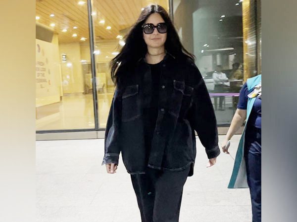 Katrina Kaif Stuns in Casual All-Black Look at Mumbai Airport