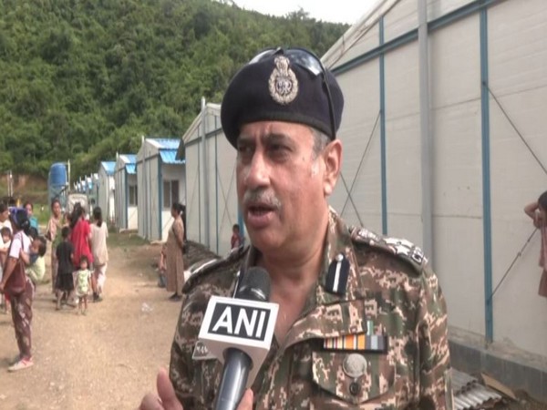 DIG CRPF Manish Kumar Sachar Assures Peace and Safety in Manipur Relief Camps