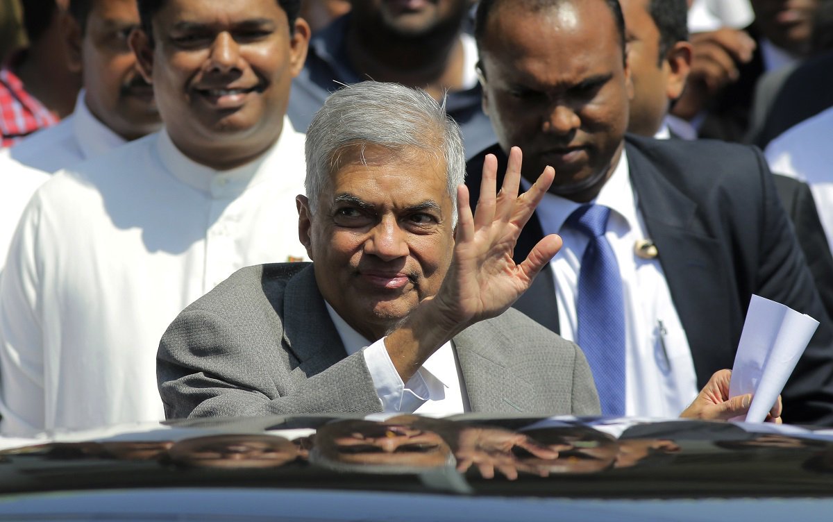 Ranil Wickremesinghe sworn in as Sri Lankan PM
