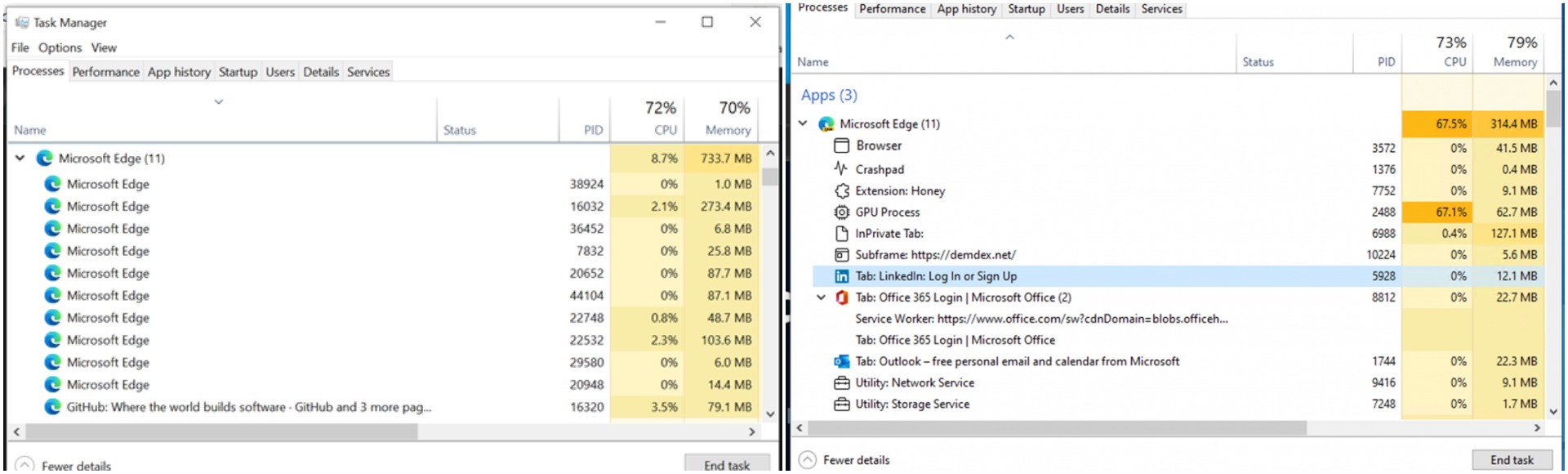 Microsoft improves how Edge processes appear in Windows Task Manager