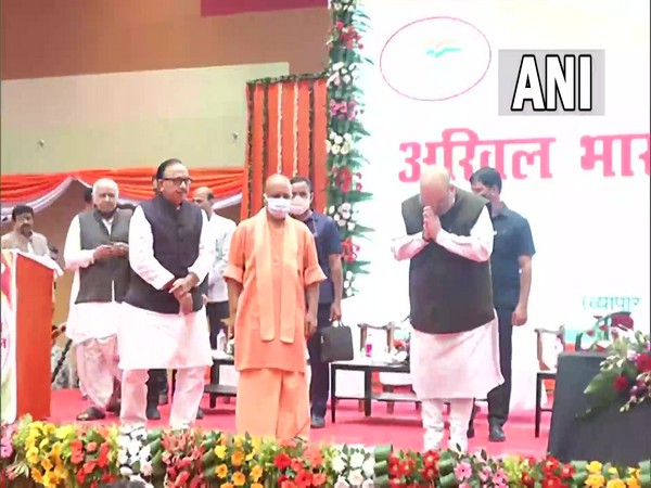 Amit Shah attends 'Akhil Bhartiya Rajbhasha Sammelan' in Varanasi
