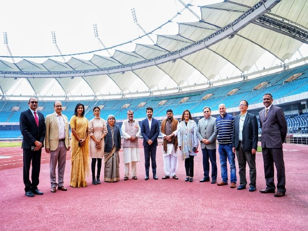 Anurag Thakur holds MOC meeting at Delhi's Jawaharlal Nehru Stadium