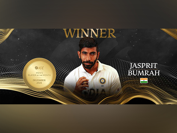 Jasprit Bumrah: ICC Men's Player of the Month for December 2024