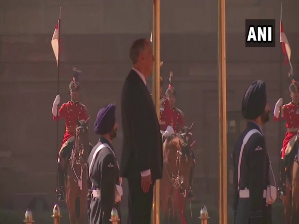 Portuguese President accorded ceremonial welcome at Rashtrapati Bhavan