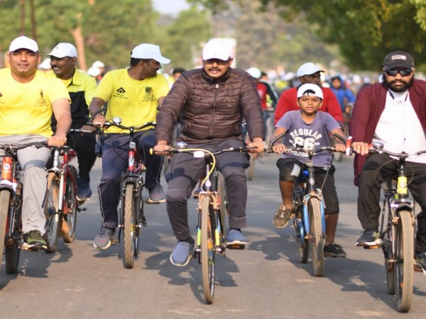 Chhattisgarh: Cycle rally organised to promote 3rd edition of Abujhmad Peace Marathon