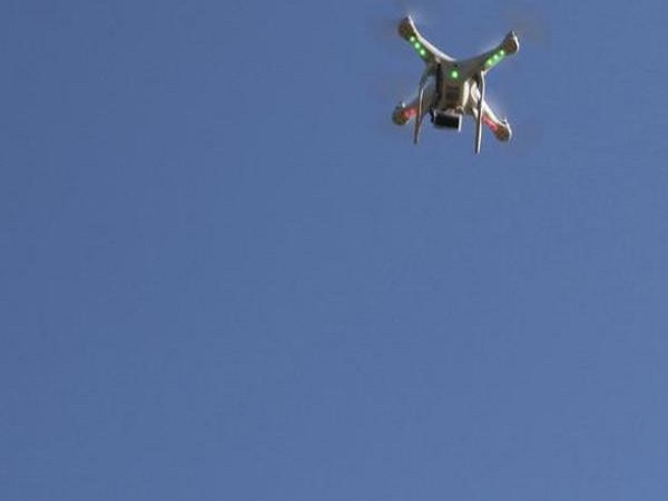 Drone spotted along IB in Samba