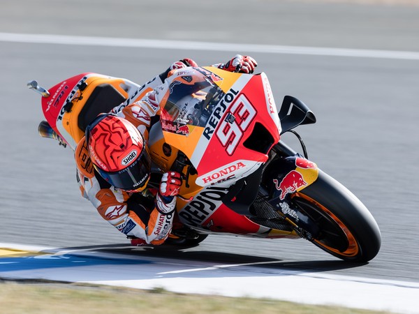 Honda's Marquez and Espargaro to start side by side at  French Moto GP