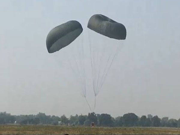 Indian Air Force tests BHISHM portable hospital for airdrop in Agra