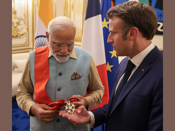 "Honour for India": PM Modi 'humbled' after receiving Grand Cross of the Legion of Honour