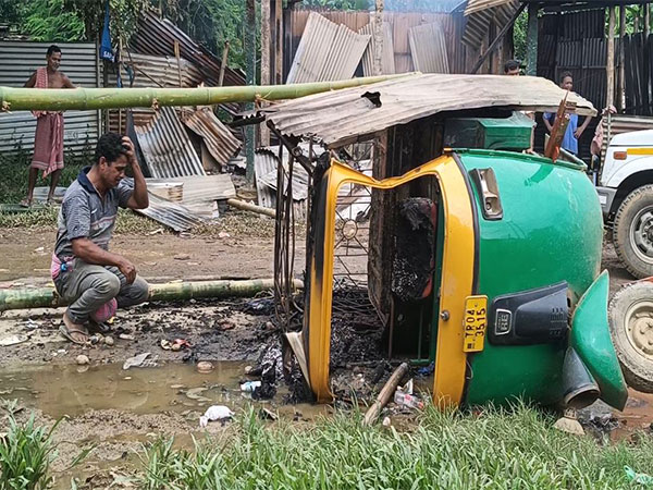 Violent Clashes in Tripura's Ganda Twisa Subdivision: Shops and Houses Torched, Lives Disrupted