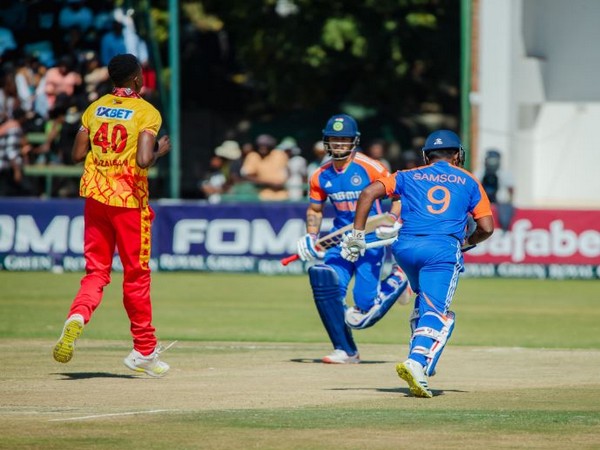 Samson and Parag Shine in Crucial Partnership as India Secures Competitive Score Against Zimbabwe