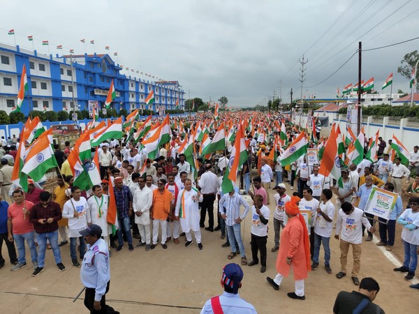 Union Minister Jitendra Singh Leads 'Tiranga Yatra' for Independence Day in Kathua