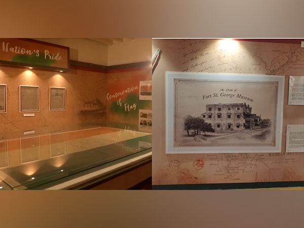 Historic National Flag of 1947: Preserved Glory at Chennai's St. George Museum