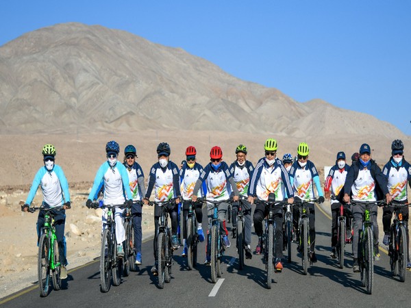 Kiren Rijiju participates in Fit India Cyclothon in Ladakh