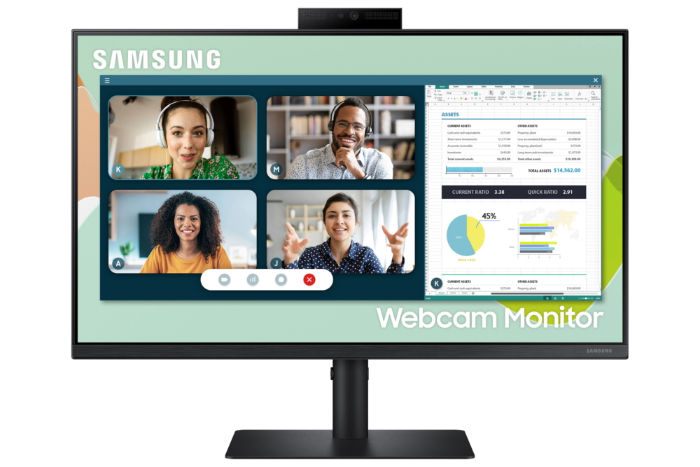 Samsung’s Webcam Monitor S4 with pop-up camera now available globally