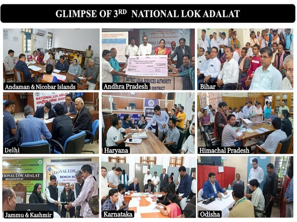 NALSA Sets Record with 3rd National Lok Adalat in 27 States, Over 1.14 Crore Cases Resolved