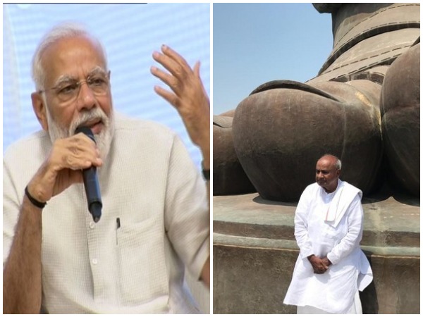 Deve Gowda praises PM Modi for making of Statue of Unity in Gujarat