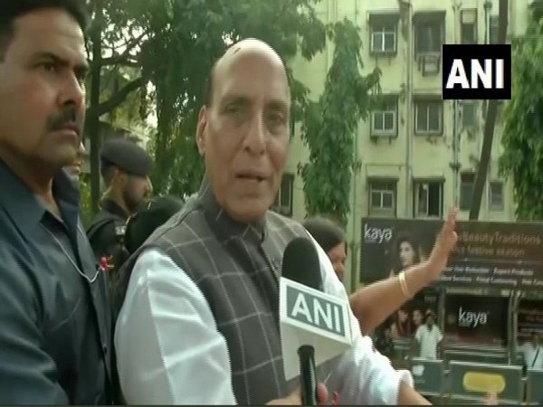 BJP going upwards at supersonic speed, Congress coming down at same rate: Rajnath Singh