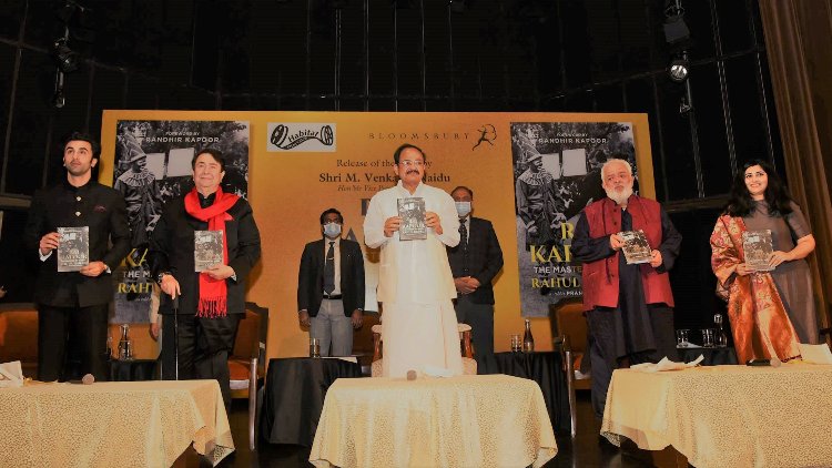 Vice President Naidu releases memoir ‘Raj Kapoor: The Master at Work’
