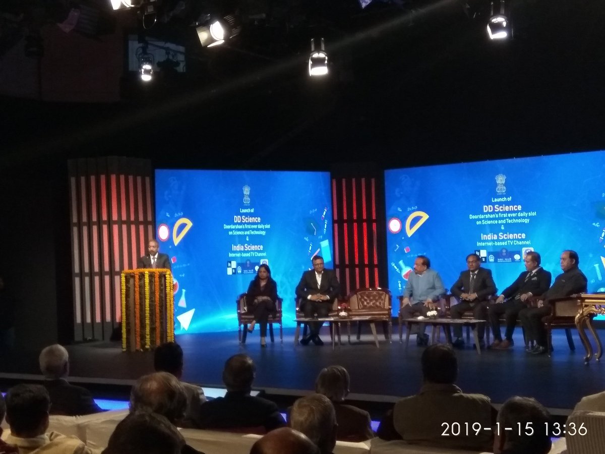 Doordarshan forays into science industry with launch of 2 channels