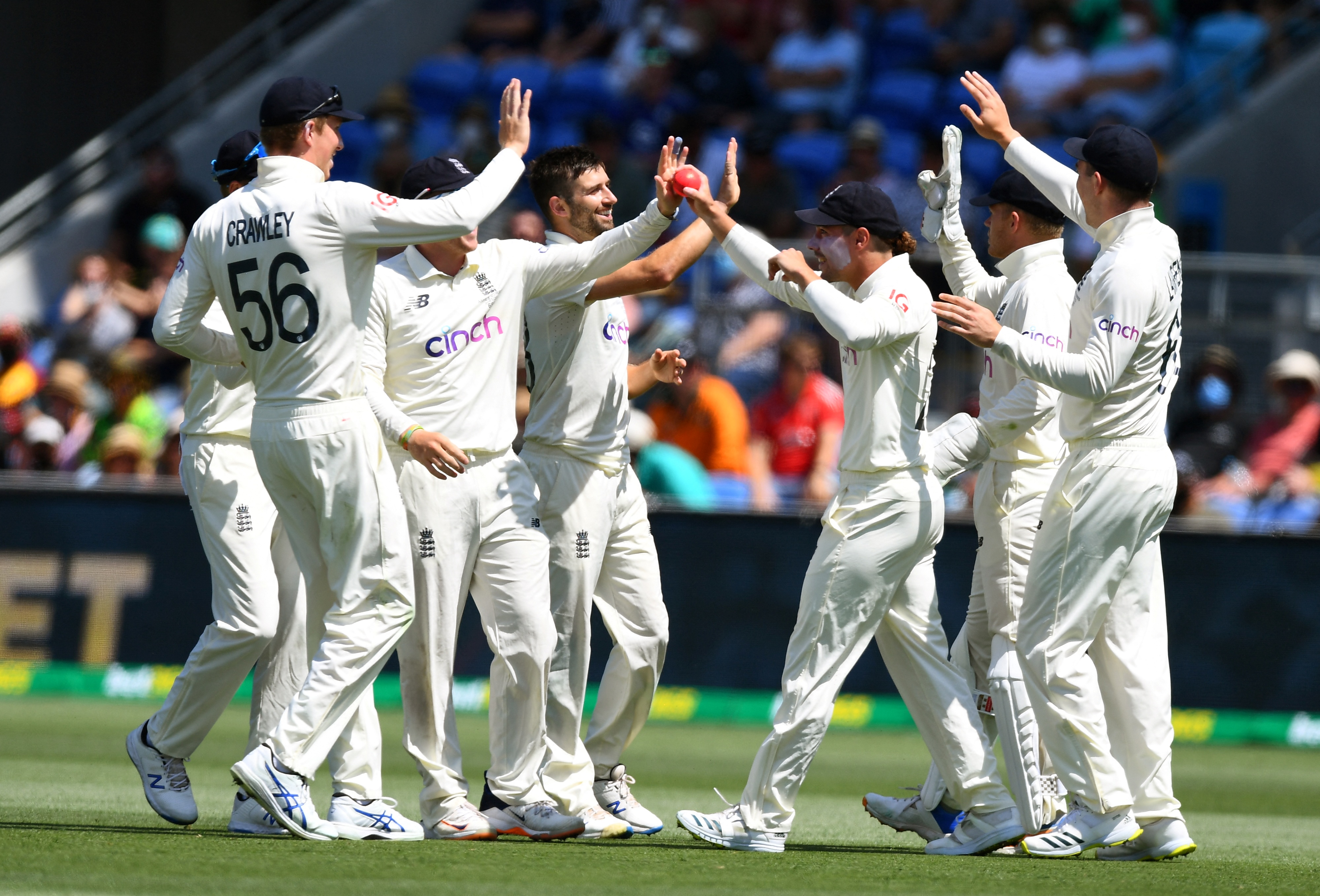 Cricket-England strike late but Australia lead in Hobart 