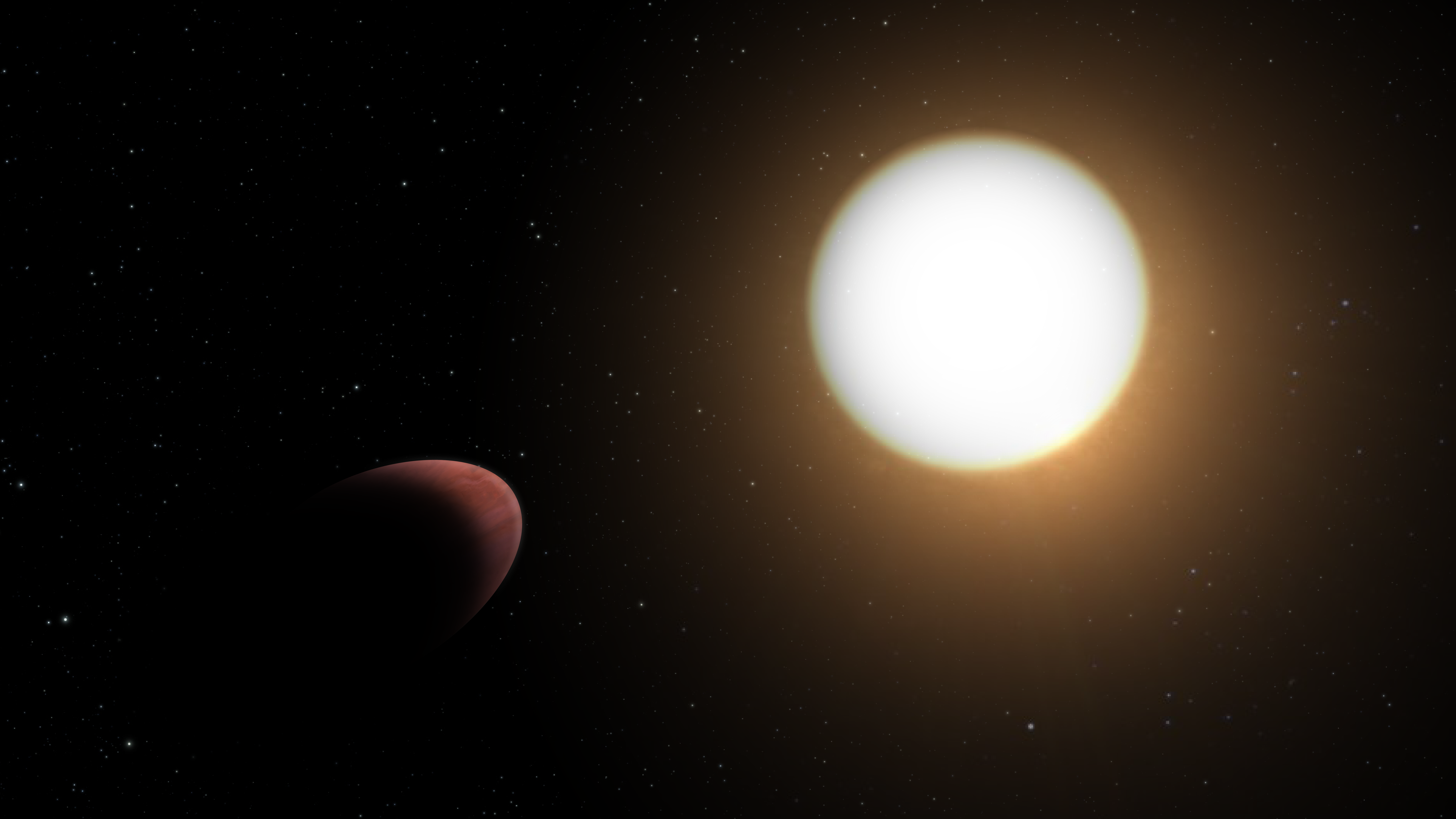 ESA's exoplanet hunter detects deformed planet for the first time