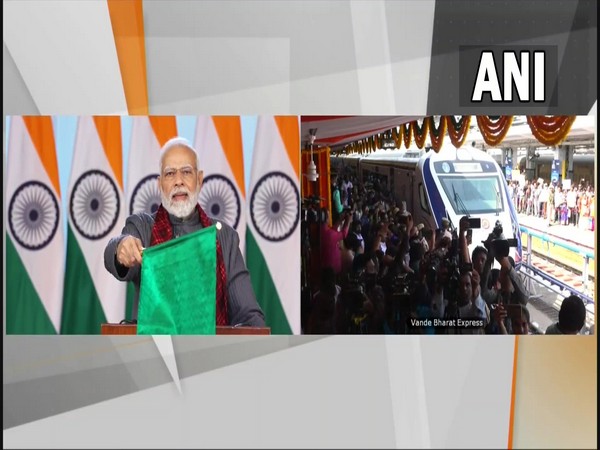 PM Modi flags off Vande Bharat train service between Secunderabad-Vizag, hails its Made in India