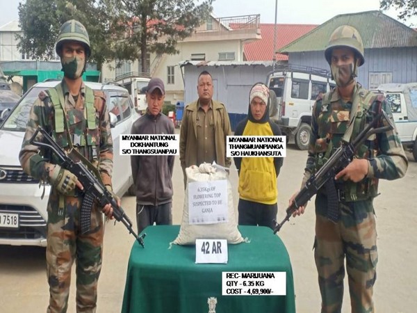 Assam Rifles recovers marijuana worth over Rs 4 lakh, apprehends two Myanmar nationals from Mizoram's Champhai