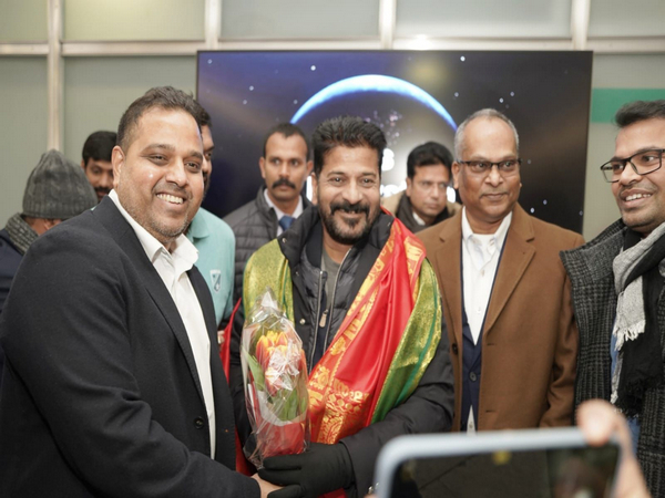 WEF 2024: Telangana CM Revanth Reddy meets diaspora at Zurich airport, set to launch "Invest in Telangana" campaign at Davos