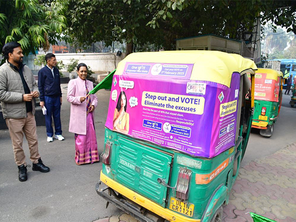 Delhi's Auto-Rickshaw Armada Drives Voter Awareness for 2025 Elections